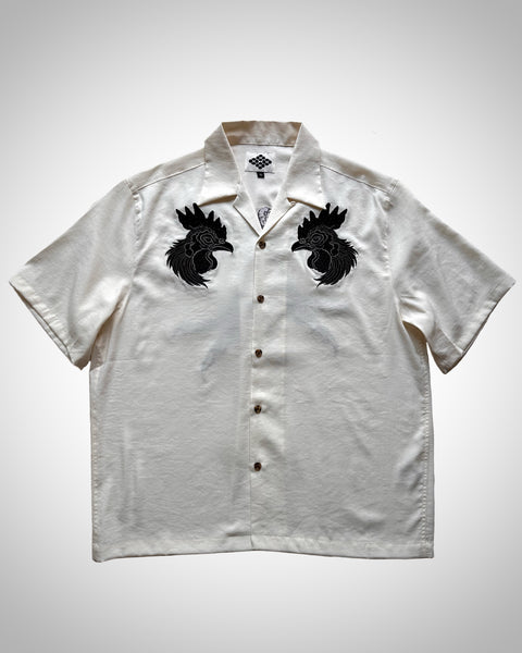 NIWATORI EMBROIDERY WHITE SHIRT – GXX