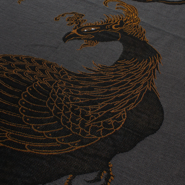 GAKKIN ✕ BUDSPOOL 黒瑞鳥JACQUARD RUG – GXX