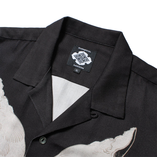 GAKKIN × BUDSPOOL 白墨狐 L/S HAWAIIAN SHIRT – GXX