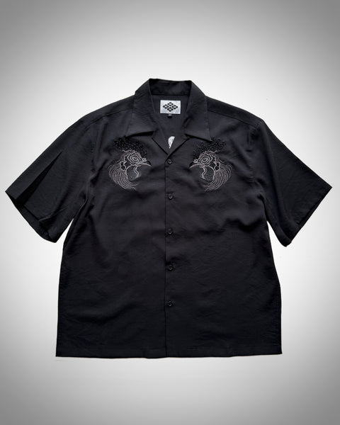 NIWATORI EMBROIDERY WHITE SHIRT gakkin⑨ NIWATORI EMBROIDERY WHITE SHIRT – GXX