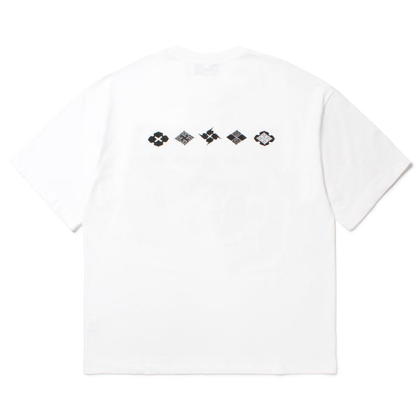 GAKKIN x BUDSPOOL 花罰家紋 S/S TEE WHITE – GXX