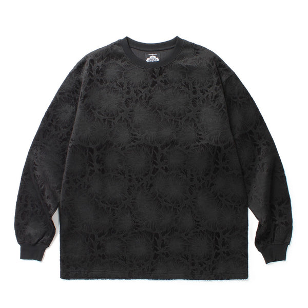 松煙墨 VELOUR L/S TEE BLACK – GXX