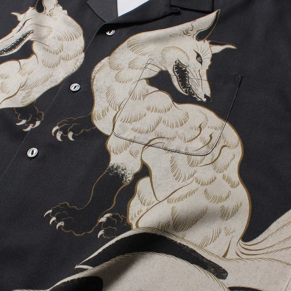 GAKKIN × BUDSPOOL 白墨狐 HAWAIIAN SHIRT XL 白墨狐 HAWAIIAN SHIRT – GXX