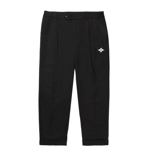 GAKKIN × BUDSPOOL LINEN WOOL TUCK TROUSERS – GXX