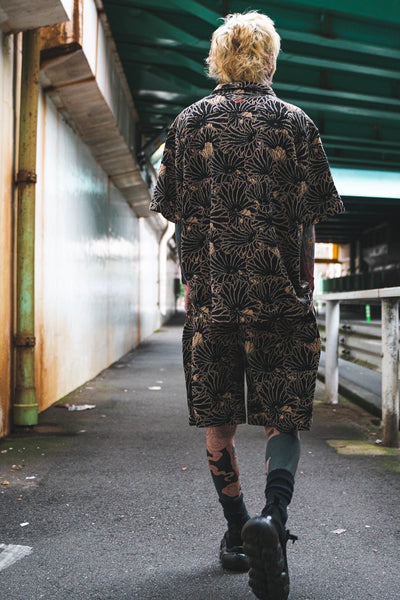 gakkin JACQUARD LOTUS LEAVES セットアップ M-