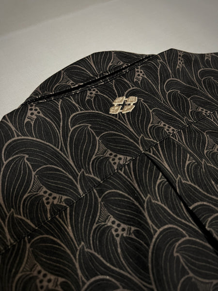 GAKKIN LOTUS BUDS PATTERN S/S SHIRT