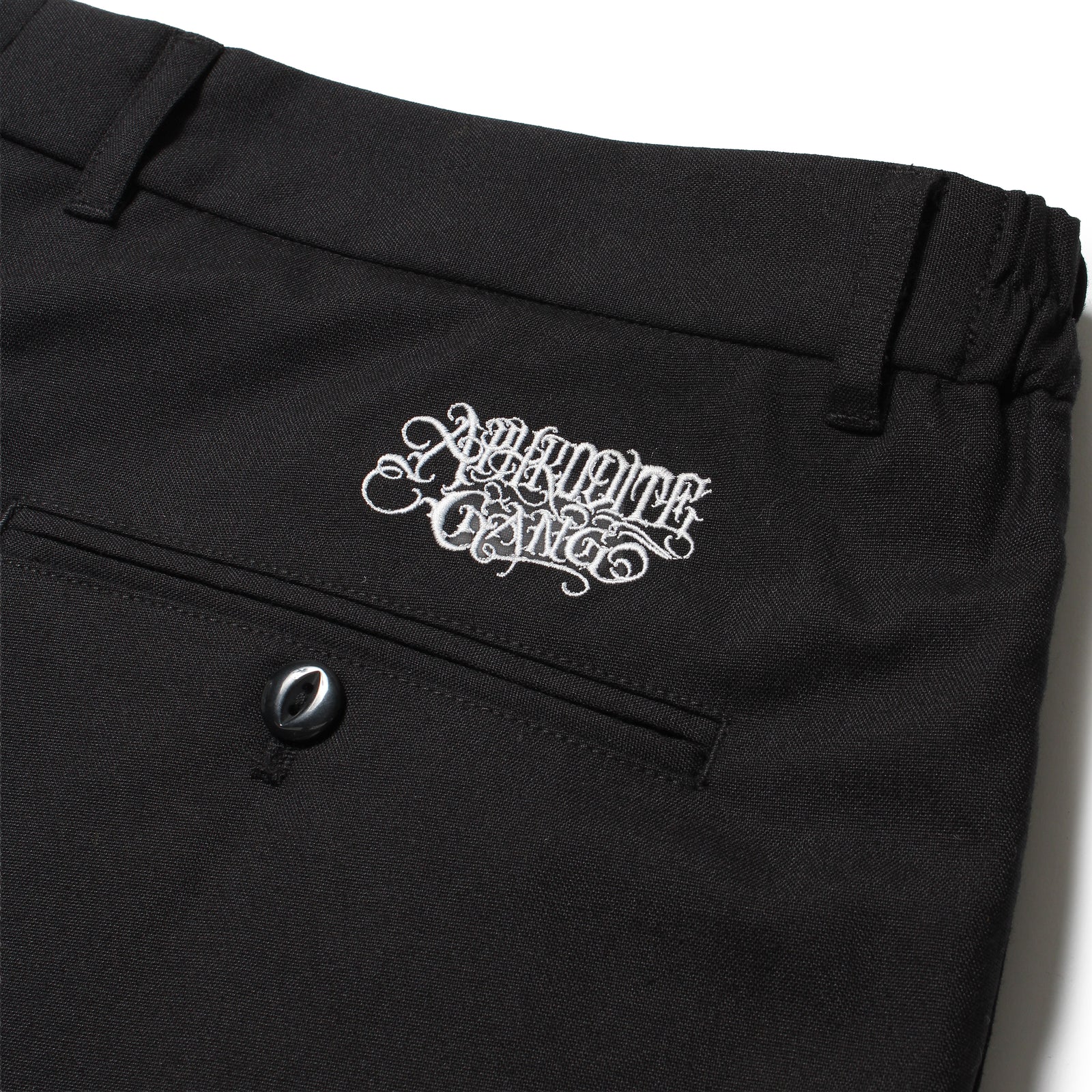 GAKKIN × BUDSPOOL LINEN WOOL TUCK TROUSERS – GXX