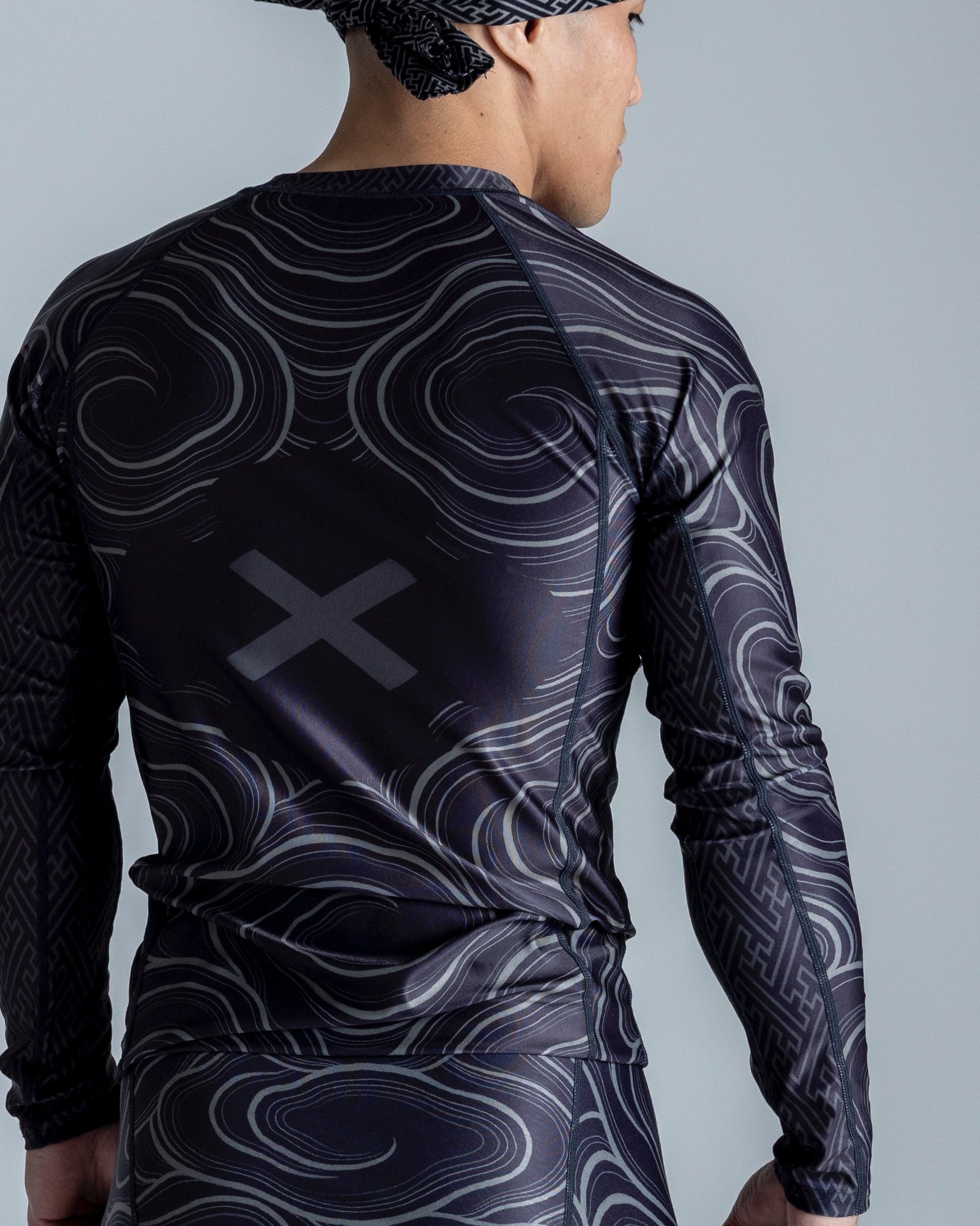 KRAZY BEE×GAKKIN× manto山本kid着用ラッシュガード RVCA x KRAZY BEE x GAKKIN復刻版RASHGUARD – GXX