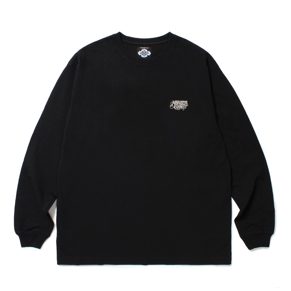 赤目鶴 EMBROIDERY L/S TEE BLACK – GXX