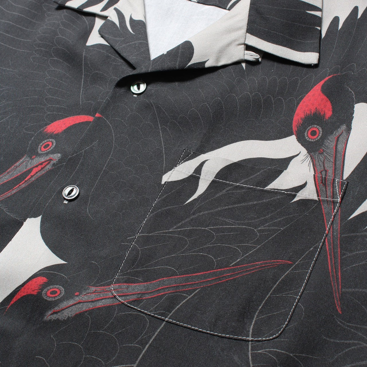 赤目黒鶴 L/S HAWAIIAN SHIRT – GXX