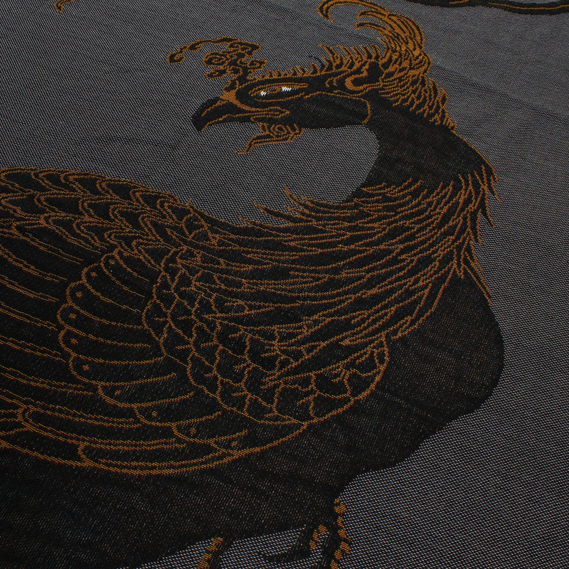 GAKKIN ✕ BUDSPOOL 黒瑞鳥JACQUARD RUG – GXX