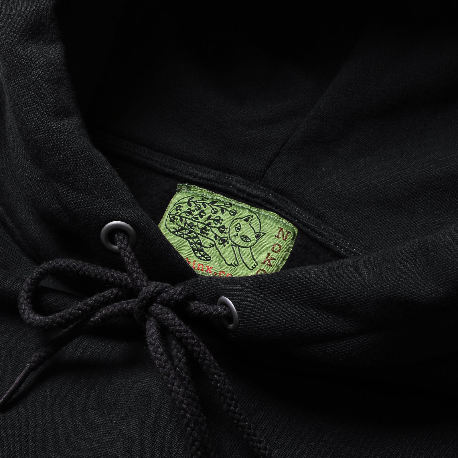 NOKO × BUDSPOOL 舐達麻 CAT HOODED SWEAT SHIRT BLACK – GXX