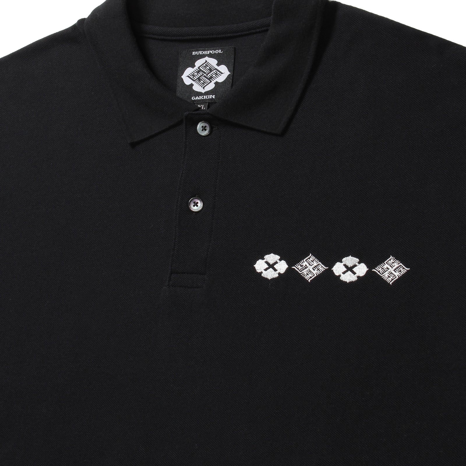 GAKKIN × BUDSPOOL 花罰家紋 L/S POLO SHIRT – GXX