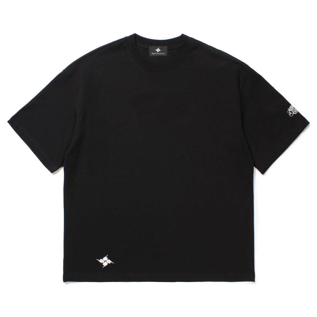 GAKKIN × BUDSPOOL 風花罰 EMBROIDERY S/S TEE BLACK – GXX