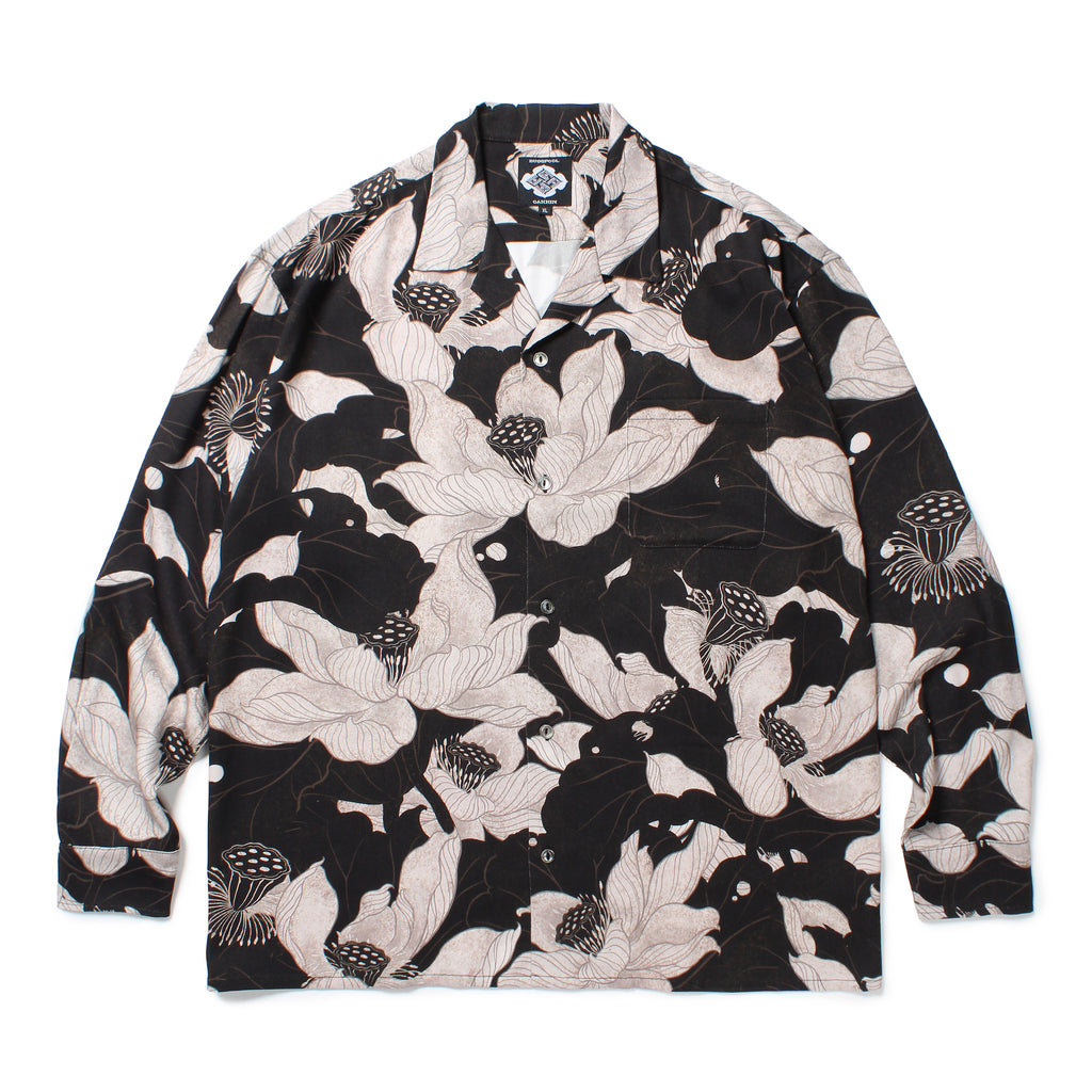 GAKKIN × BUDSPOOL 浮蓮華 L/S HAWAIIAN SHIRT GAKKIN × BUDSPOOL 浮蓮華 L/S HAWAIIAN SHIRT – GXX