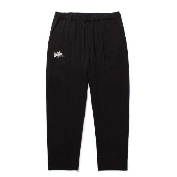 浮蓮華　EMBROIDERY EASY TROUSERS