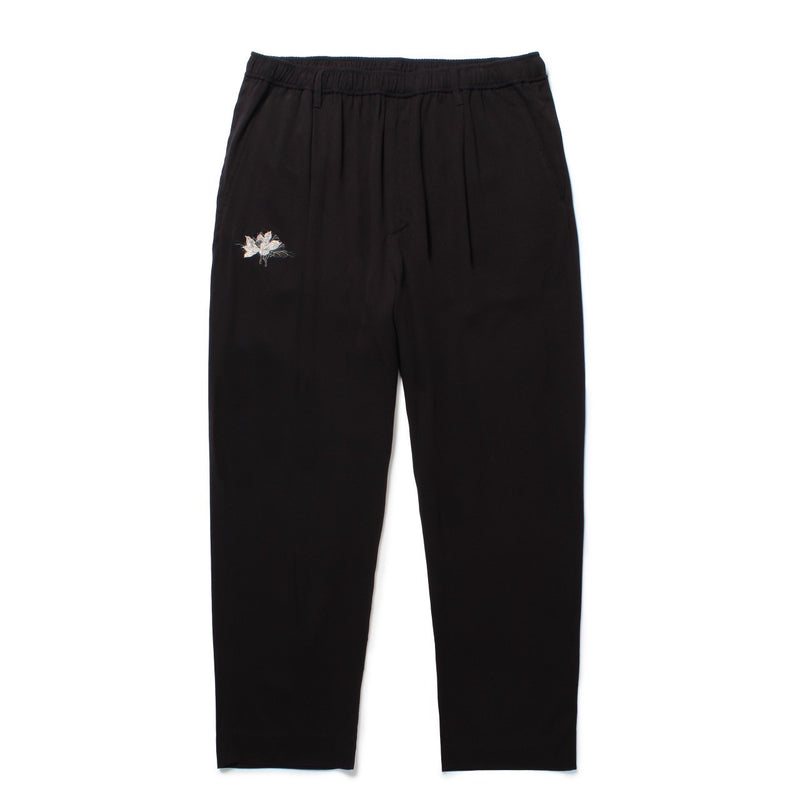 浮蓮華　EMBROIDERY EASY TROUSERS