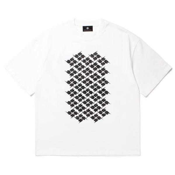 GAKKIN x BUDSPOOL 渦風花罰 PATTERN S/S TEE WHITE – GXX