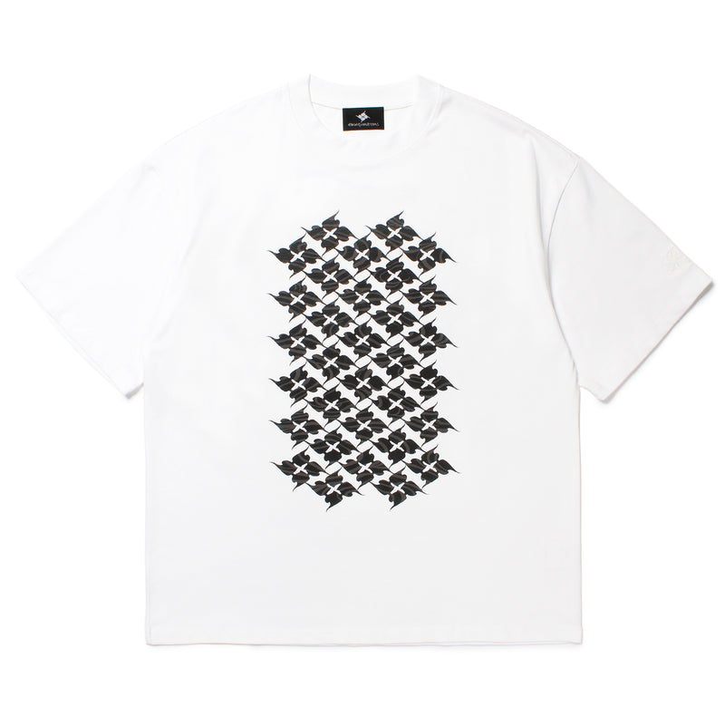 GAKKIN x BUDSPOOL 渦風花罰 PATTERN S/S TEE WHITE – GXX