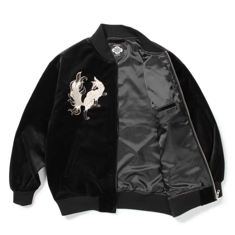 GAKKIN × BUDSPOOL 白墨狐 VELVETEEN SOUVENIR JACKET – GXX