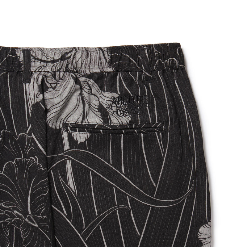GAKKIN x BUDSPOOL花罰家紋EASY TROUSERS XL GAKKIN x BUDSPOOL 菖蒲華 EASY TROUSERS – GXX