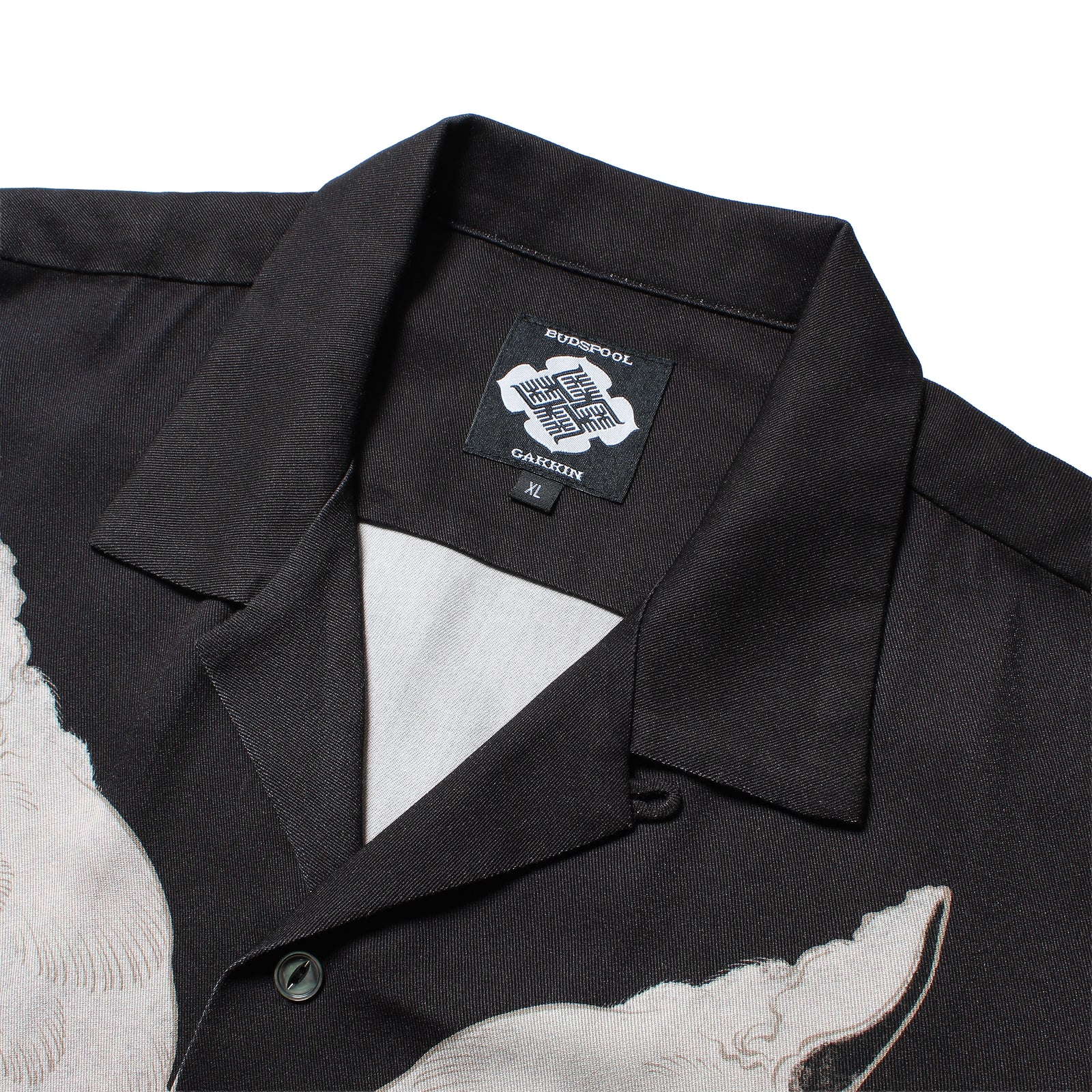GAKKIN × BUDSPOOL 白墨狐 L/S HAWAIIAN SHIRT – GXX