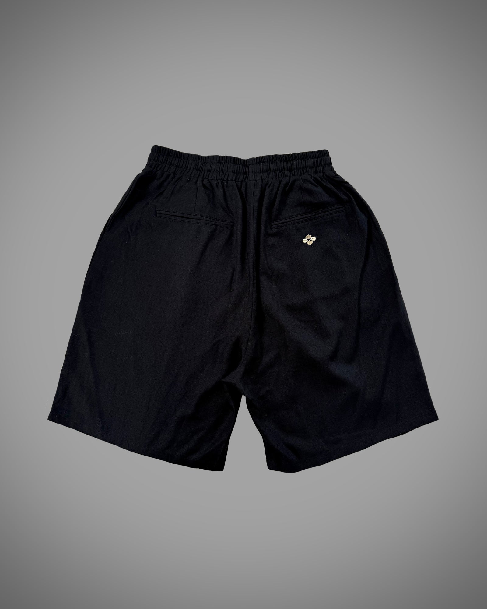 雷鳴 LIGHTNING EMBROIDERY SHORTS BLACK – GXX