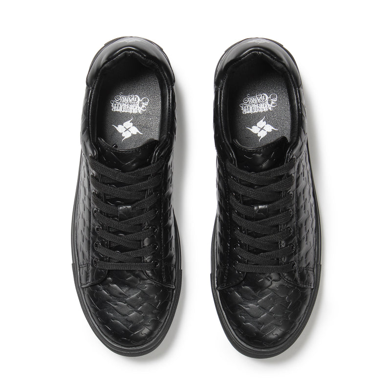 【新品未使用】GAKKIN／HANABATSU／RUG／BLACK GAKKIN x BUDSPOOL 風花罰 EMBOSSED SNEAKER – GXX