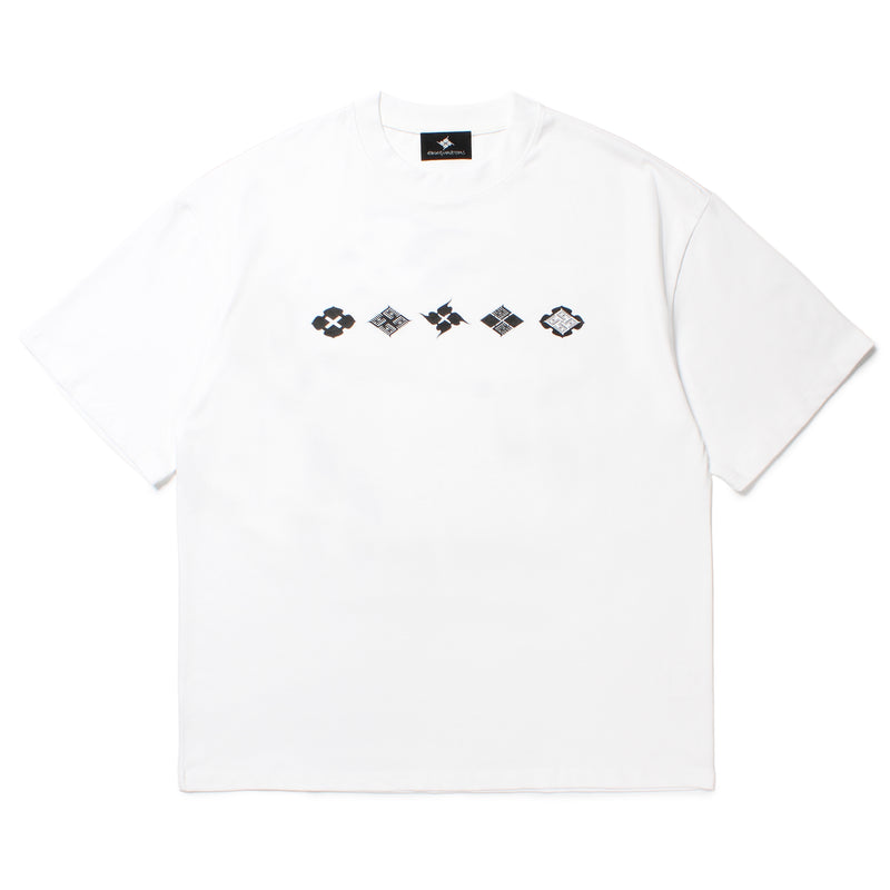 BUDSPOOL （バッズプール）✕GAKKIN (ガッキン)花罰家紋 GAKKIN x BUDSPOOL 花罰家紋 S/S TEE WHITE – GXX