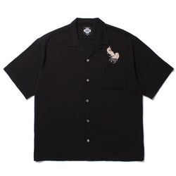 白墨狐　EMBROIDERY 50'S SHIRT