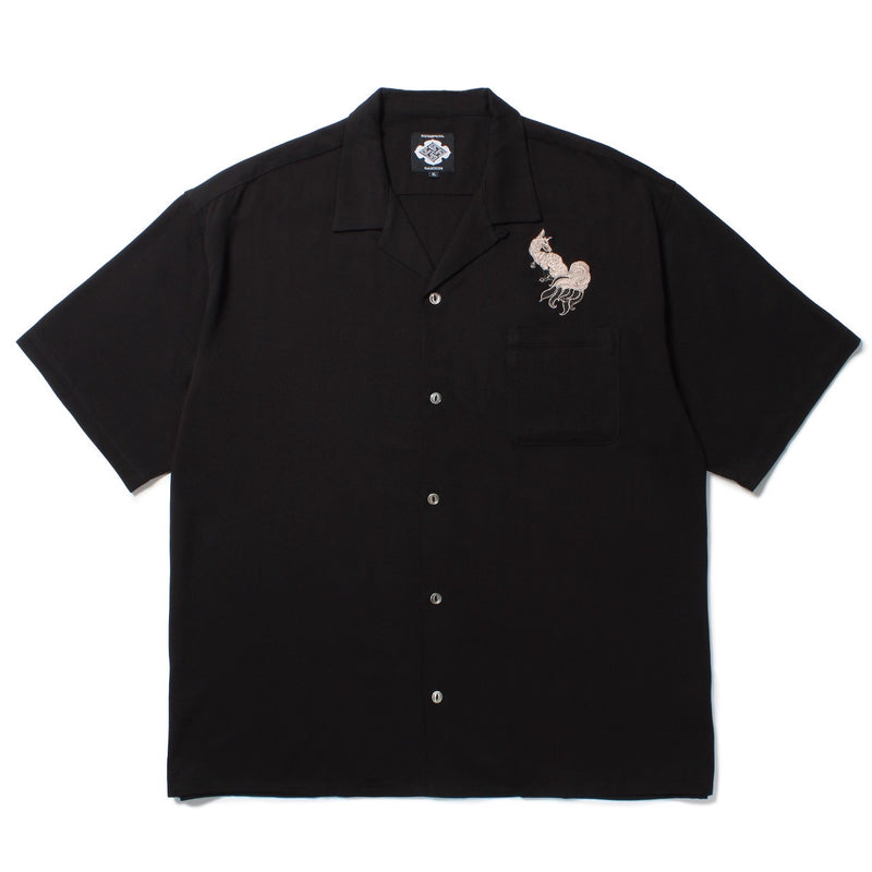 白墨狐　EMBROIDERY 50'S SHIRT