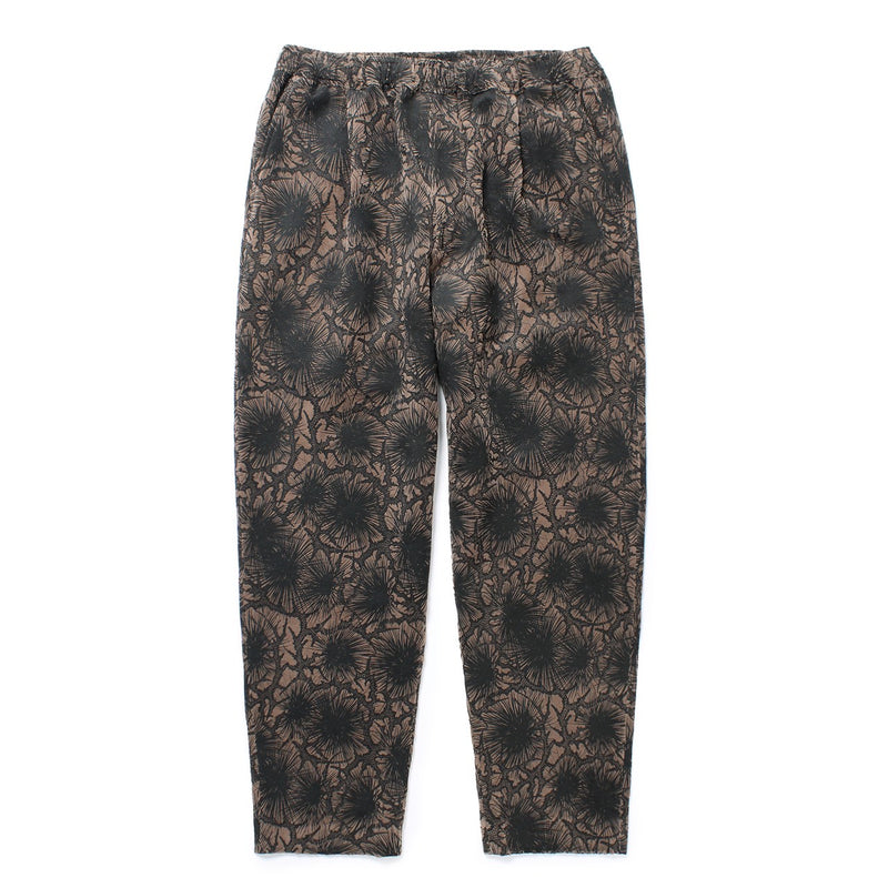 松煙墨 VELOUR EASY PANTS BROWN