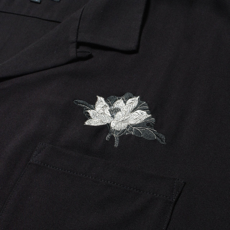 浮蓮華　EMBROIDERY 50'S SHIRT