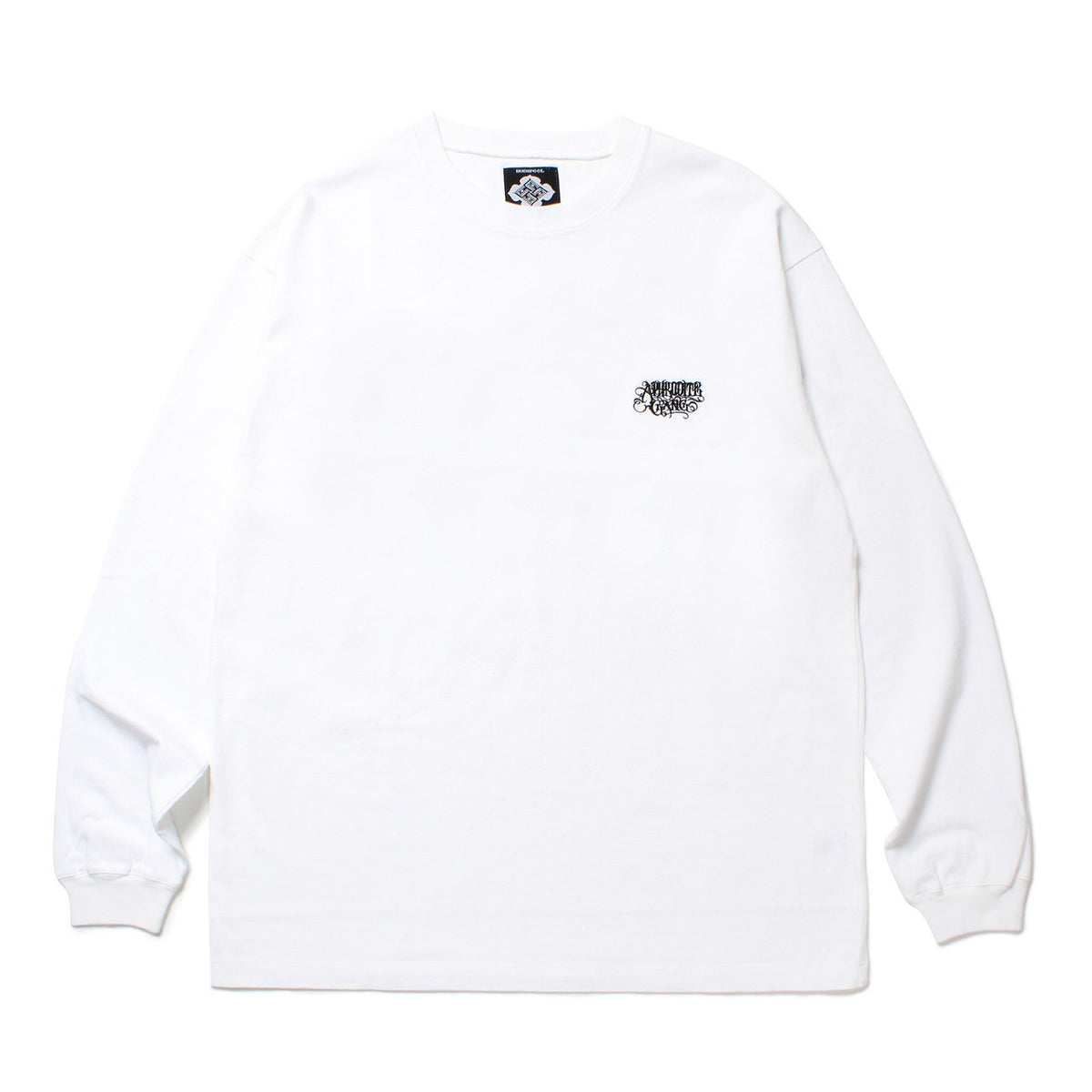 赤目鶴 EMBROIDERY L/S TEE WHITE – GXX