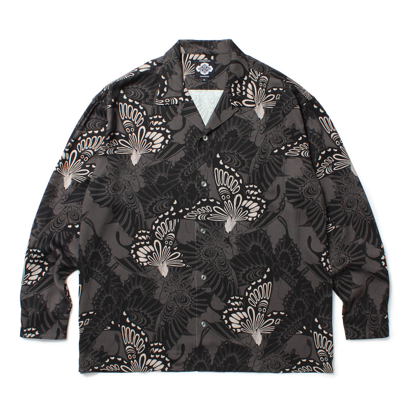 GAKKIN × BUDSPOOL 三艶蝶 L/S HAWAIIAN SHIRT – GXX