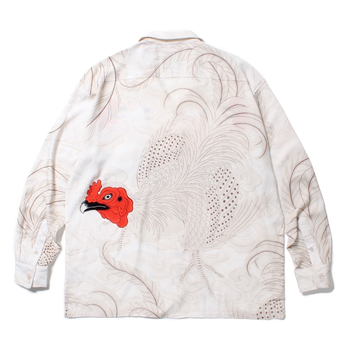 GAKKIN × BUDSPOOL 渦軍鶏 L/S HAWAIIAN SHIRT – GXX