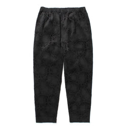 松煙墨 VELOUR EASY PANTS BLACK