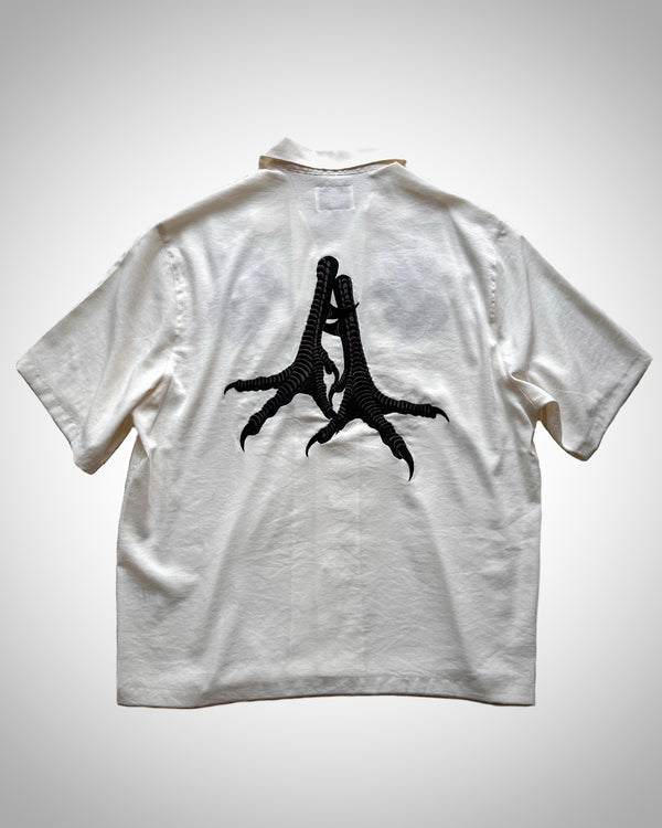 NIWATORI EMBROIDERY WHITE SHIRT