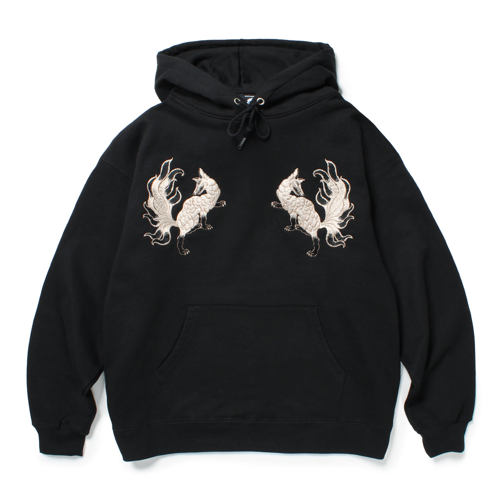 GAKKIN × BUDSPOOL 白墨狐 HOODED SWEAT SHIRT – GXX