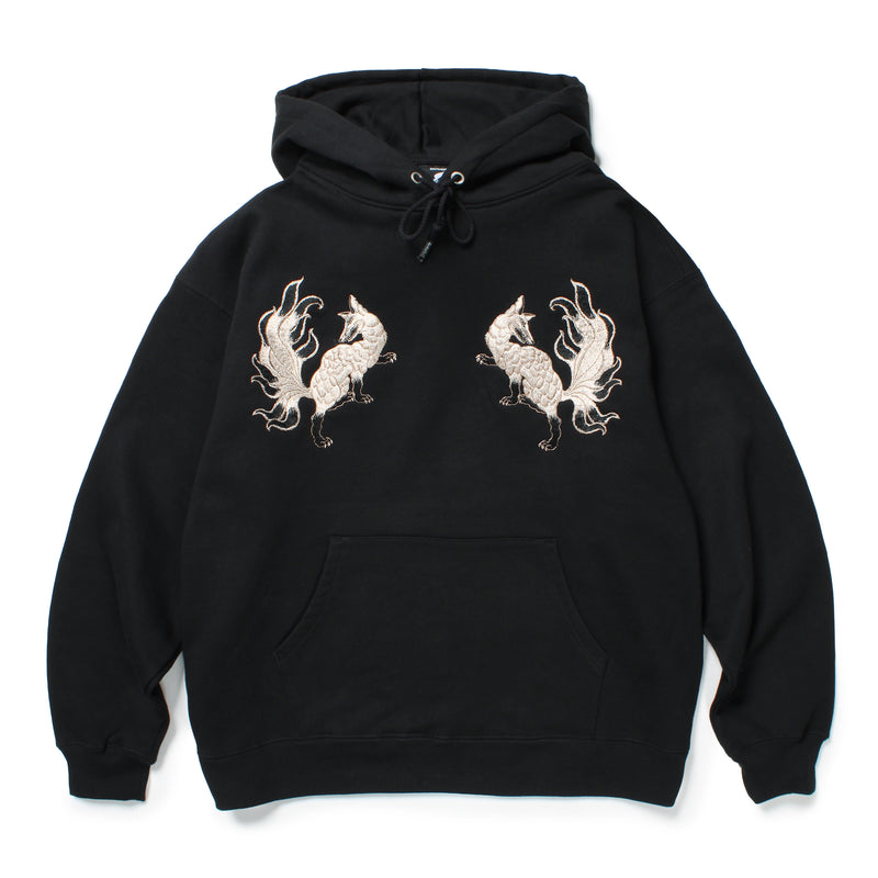 トップス gakkin budspool GAKKIN × BUDSPOOL 白墨狐 HOODED SWEAT SHIRT – GXX