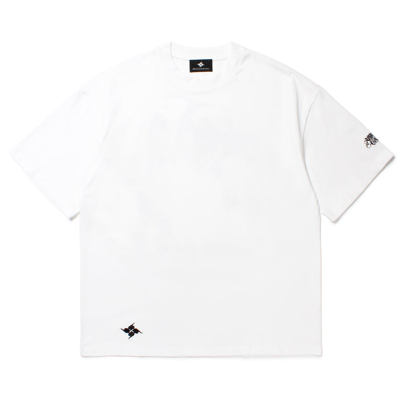 GAKKIN BUDSPOOL 風花罰　Tシャツ　Mサイズ GAKKIN × BUDSPOOL 風花罰 EMBROIDERY S/S TEE WHITE – GXX