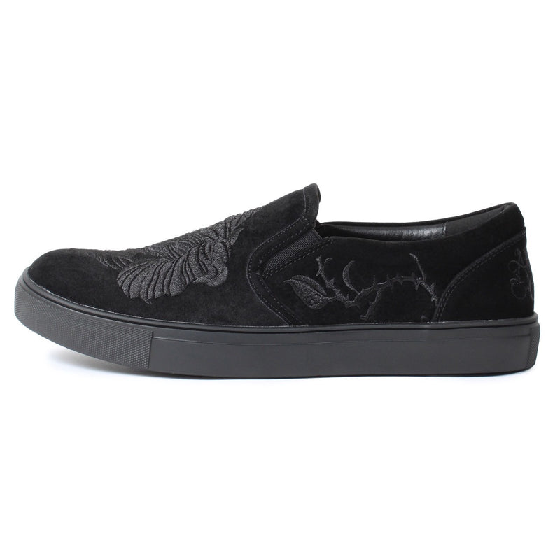 廻り花 EMBROIDERY SLIP-ON