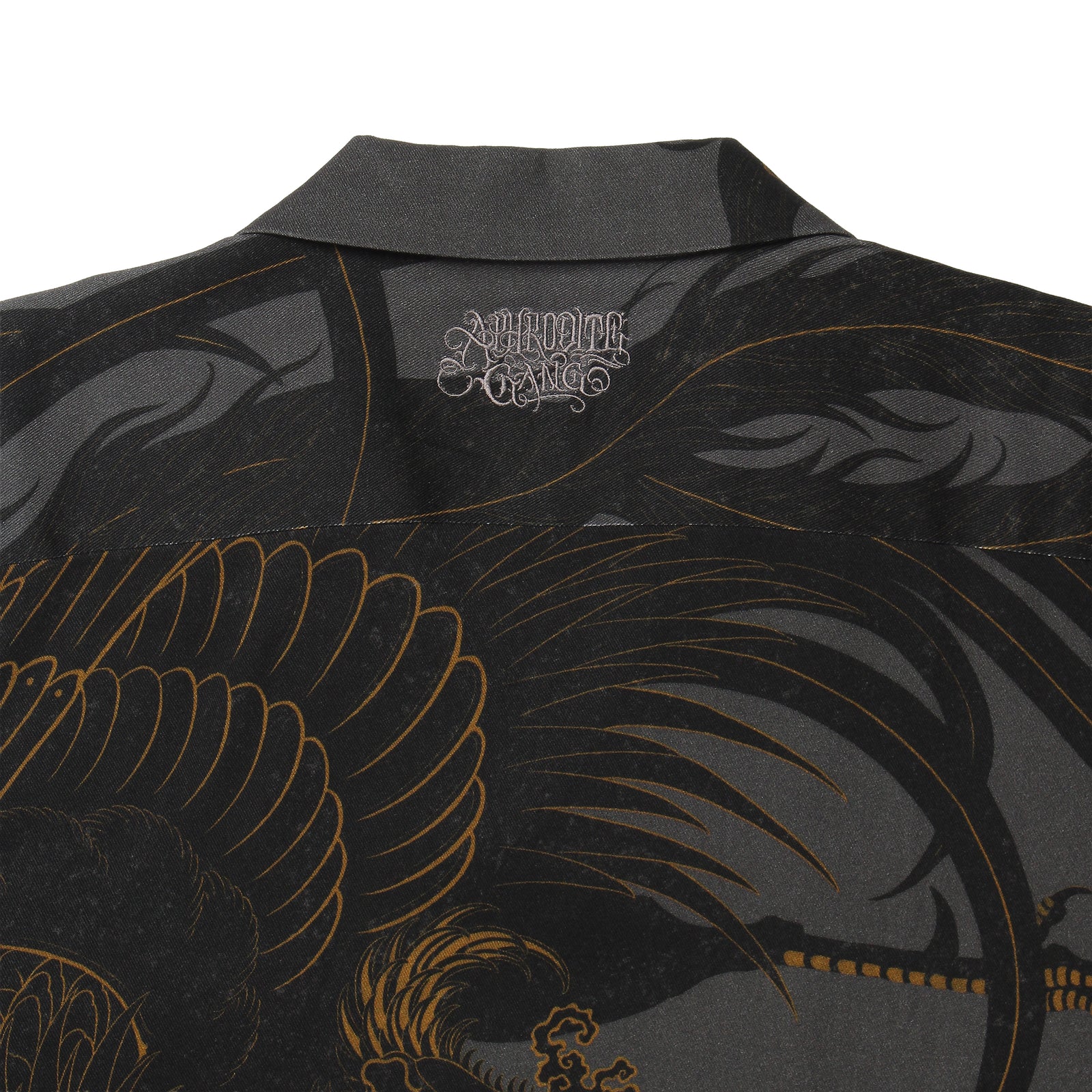 GAKKIN x BUDSPOOL 黒瑞鳥 HAWAIIAN SHIRT BLACK – GXX