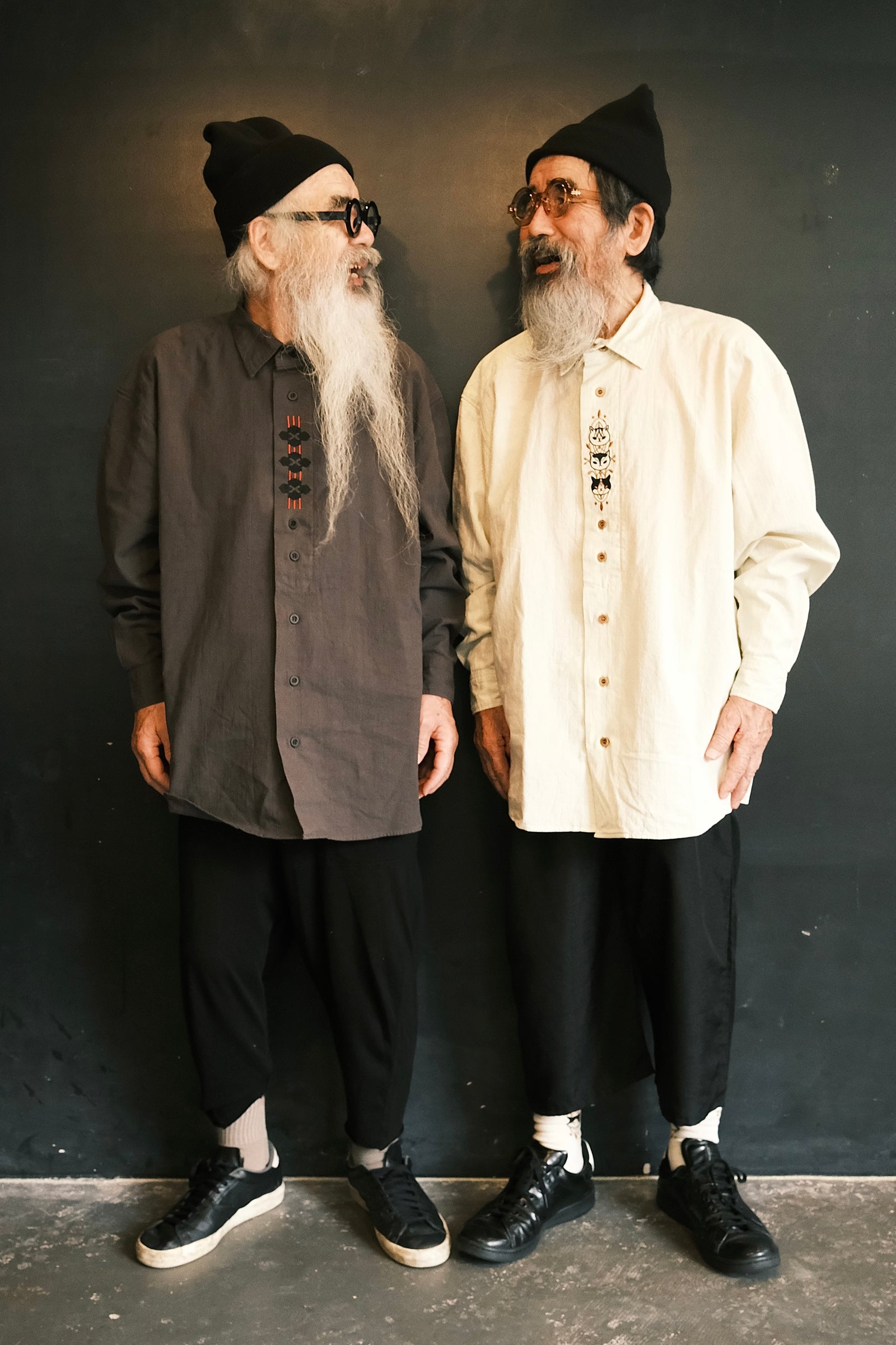 N TYROLEAN SHIRT AND SOCKS PAIR GRAY – GXX