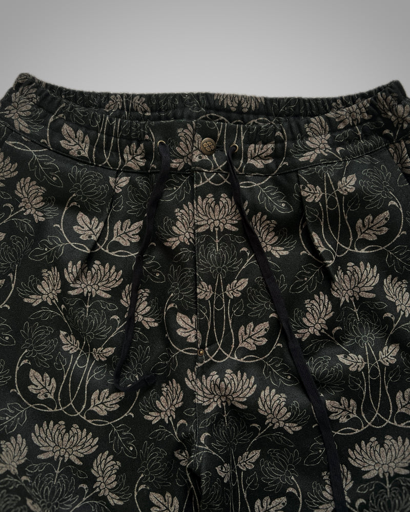 墨小菊 CHRYSANTHEMUMS MELANGE TROUSERS