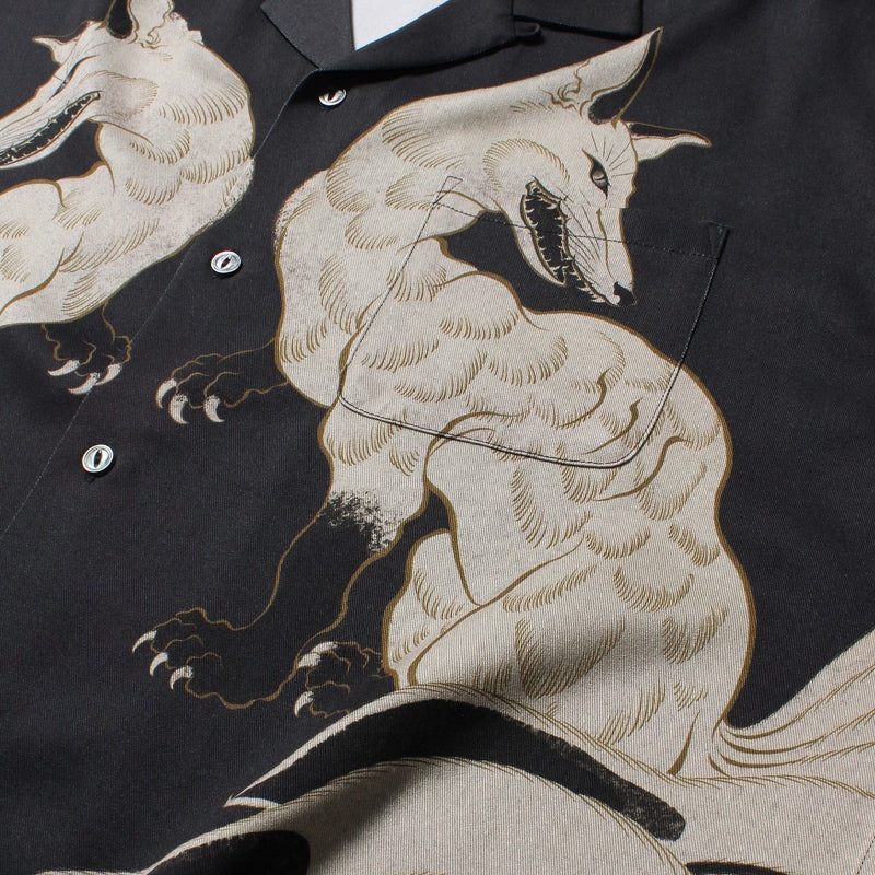 白墨狐 HAWAIIAN SHIRT