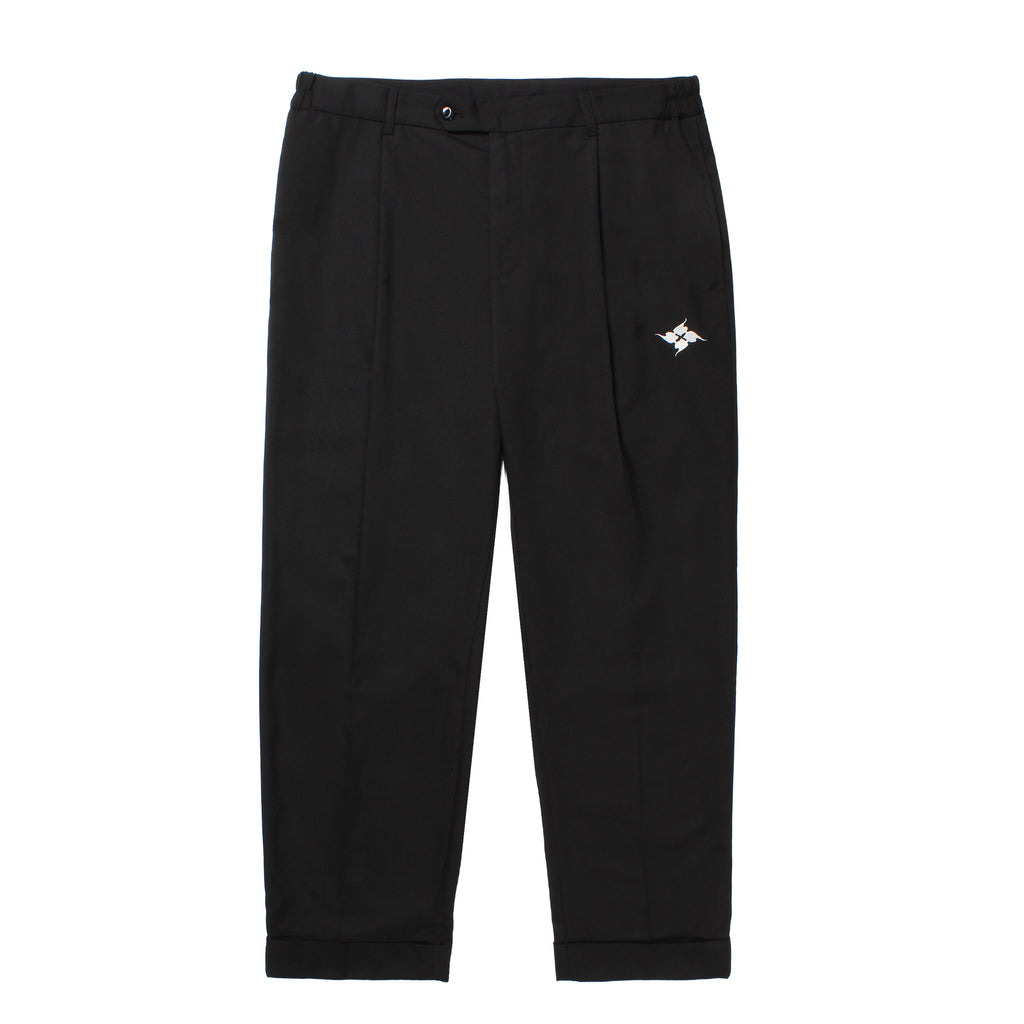 パンツ　ガッキン GAKKIN × BUDSPOOL LINEN WOOL TUCK TROUSERS – GXX