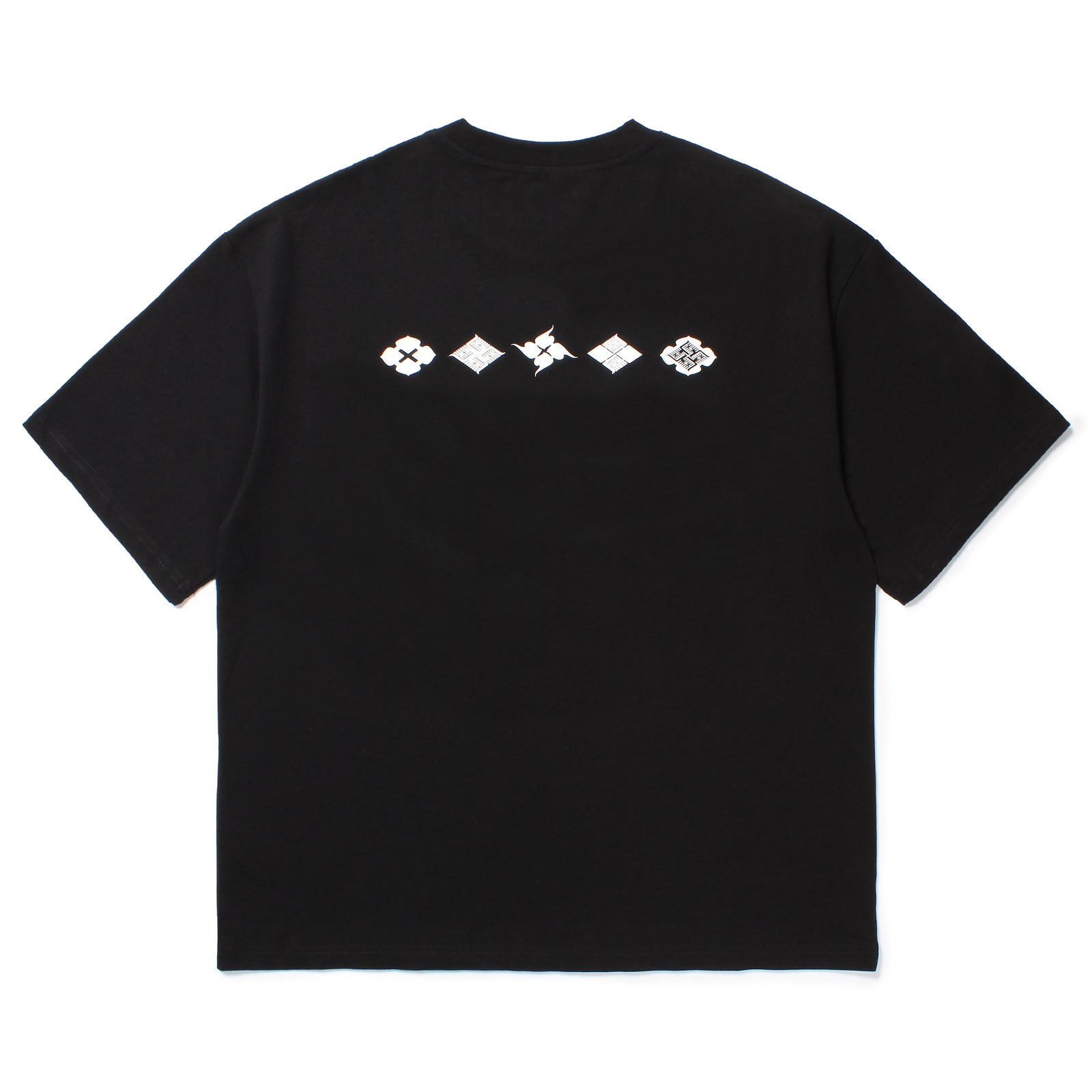 GAKKIN x BUDSPOOL 花罰家紋 S/S TEE BLACK – GXX