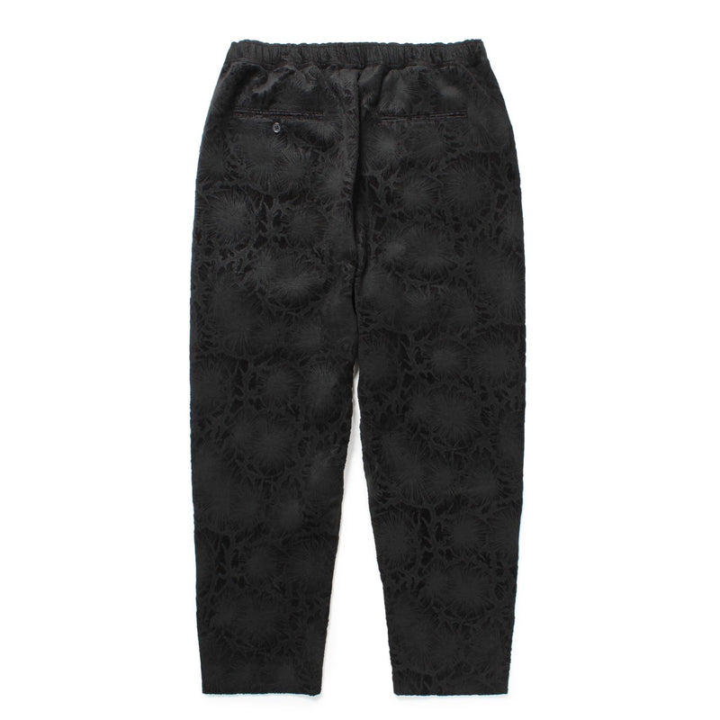 松煙墨 VELOUR EASY PANTS BLACK