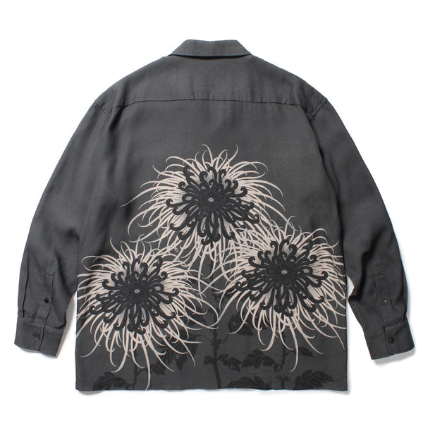 日章菊 L/S HAWAIIAN SHIRT